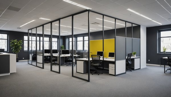 Réinventez vos bureaux à lille avec des cloisons mobiles pratiques