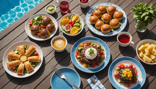 Éveillez vos papilles avec une cuisine d'été pour pool house